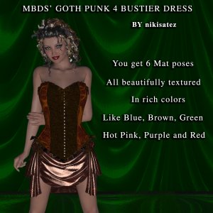 GothPunk 4 Bustier Dress [ex]