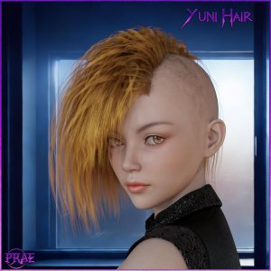 Yuni Hair for G8 Daz