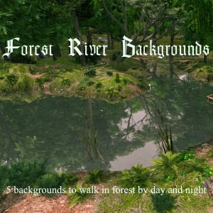 Forest River Backgrounds - Exclusive