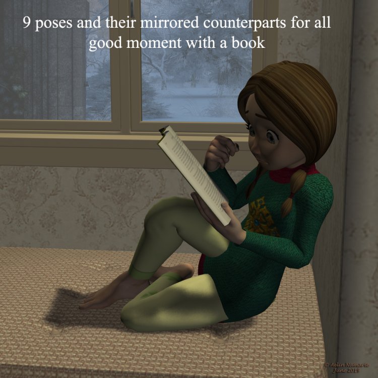   Sadie Reading Poses [exc]