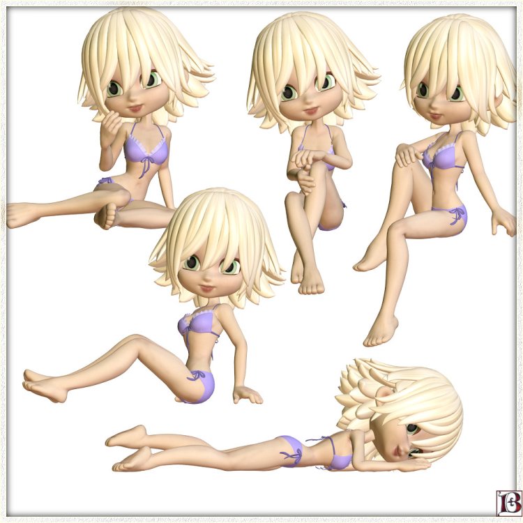   Cute Cookie Poses set 1 [exc]