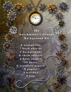 The Watchmaker's Grunge Background Kit - Exclusive