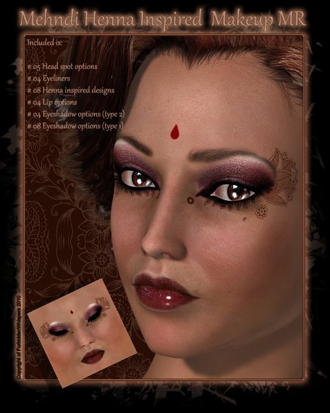   Mehndi Henna Inspired MR V4