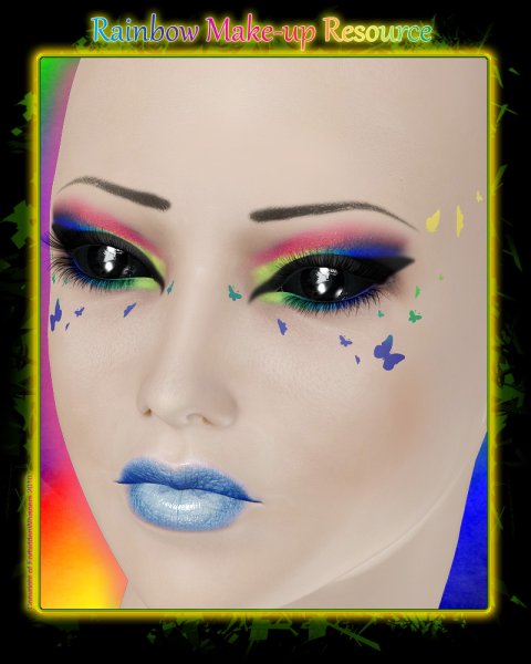   Rainbow Makeup MR V4