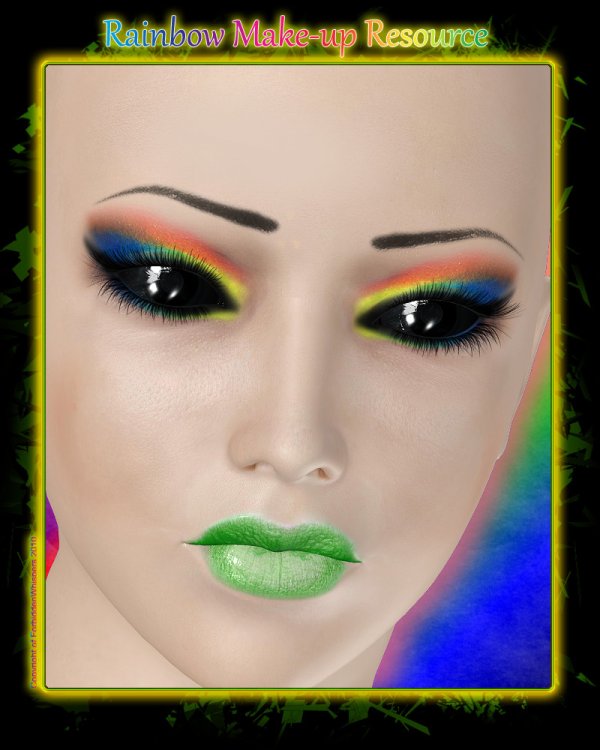   Rainbow Makeup MR V4