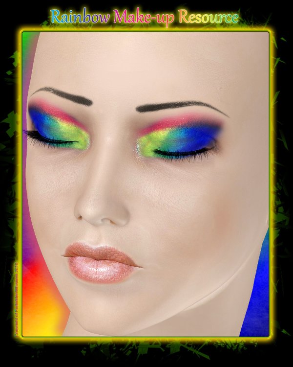   Rainbow Makeup MR V4