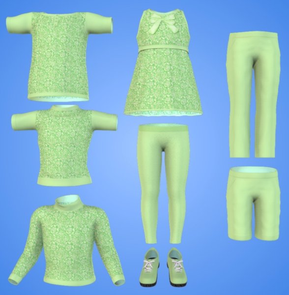   Bambini Girls Colors