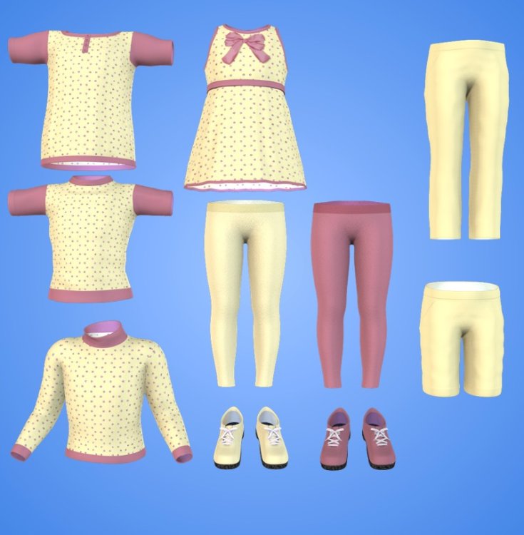   Bambini Girls Colors