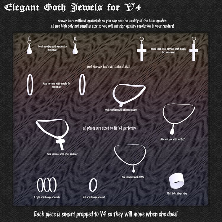   Elegant Goth Jewelry [exc]