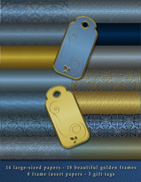  Blues and Golden Design Pack [exc]
