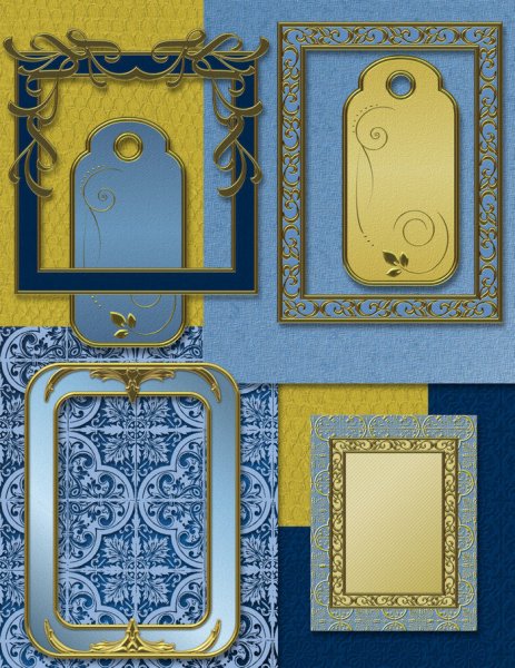   Blues and Golden Design Pack [exc]