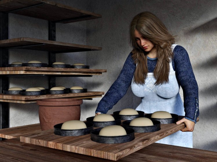   Old Bakery Interior IRAY