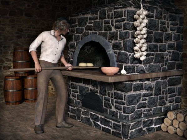   Old Bakery Interior IRAY
