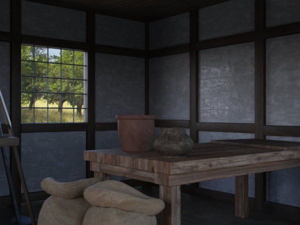   Old Bakery Interior IRAY