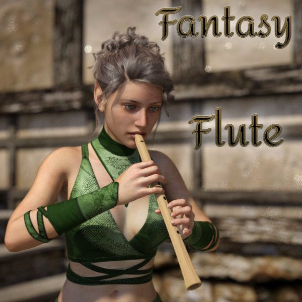   Fantasy Flute w/Poses G8/8.1F [Iray]