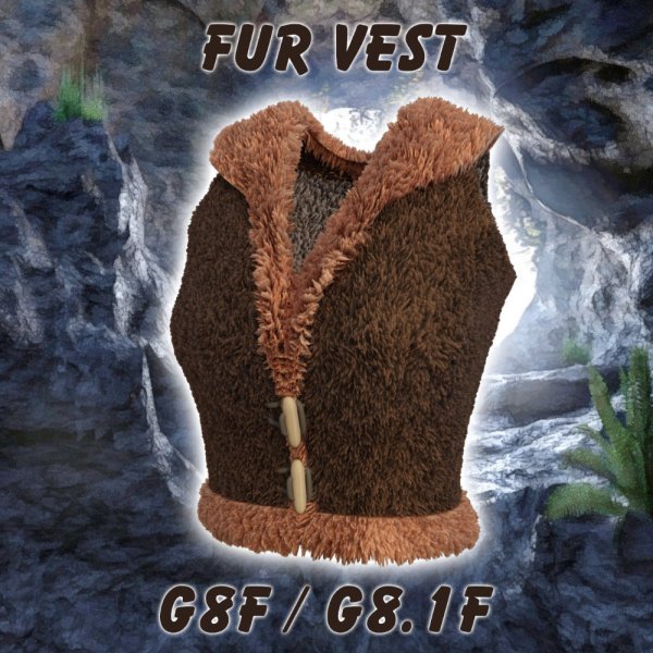   Fur Vest G8/8.1F Iray