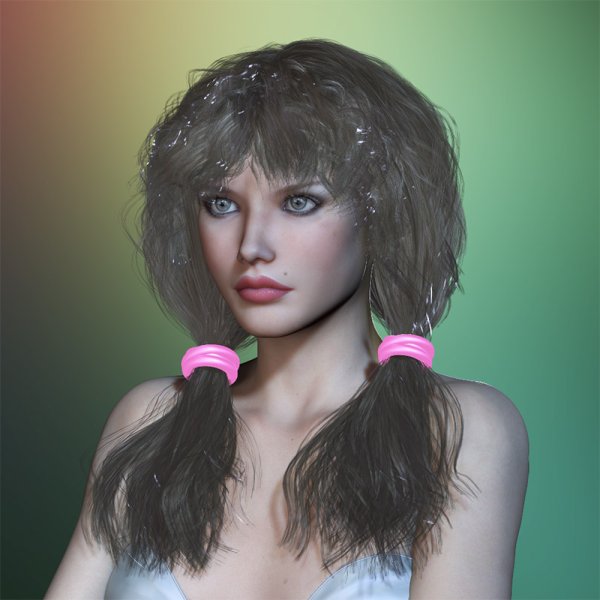   Aoife Hair V4 Poser