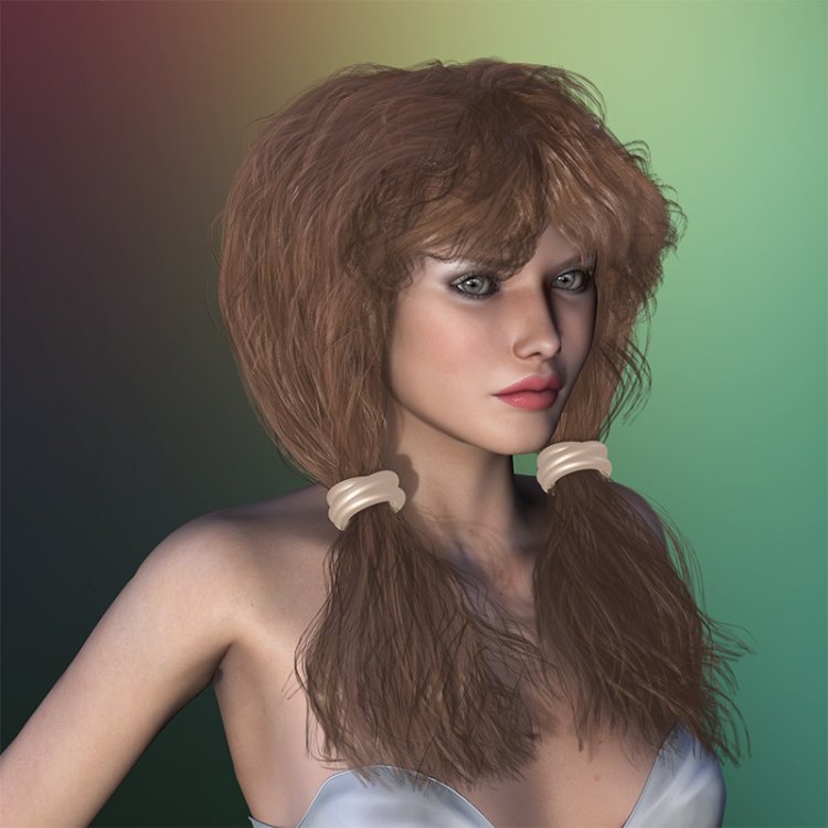   Aoife Hair V4 Poser