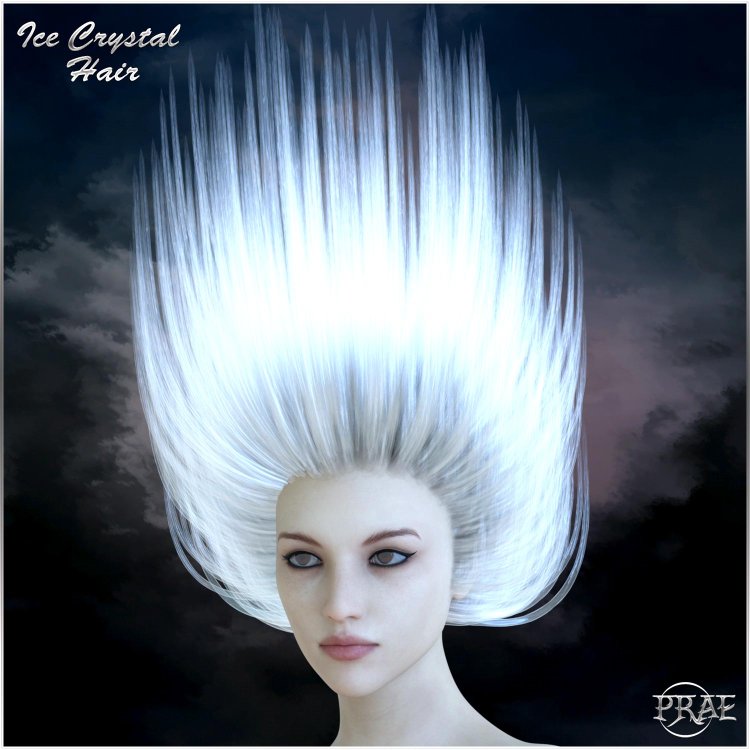   Ice Crystal Hair Iray