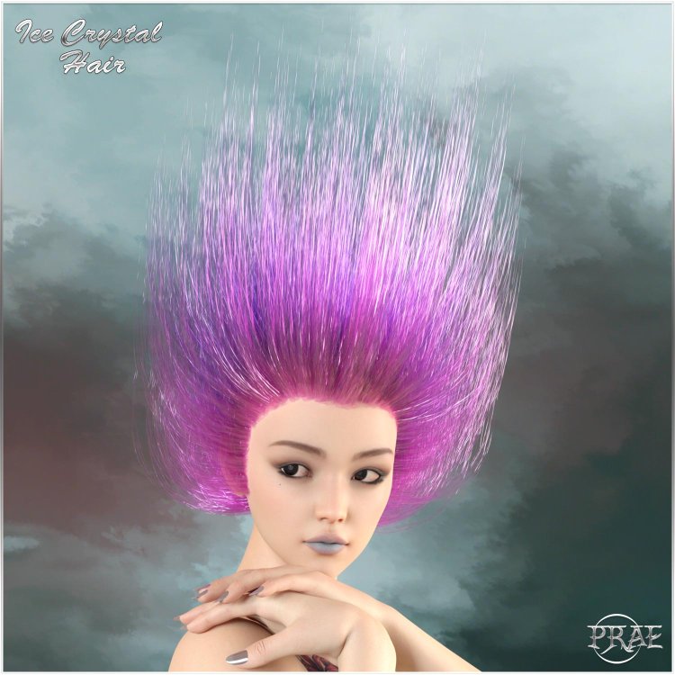   Ice Crystal Hair Iray