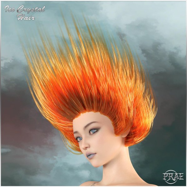   Ice Crystal Hair Iray