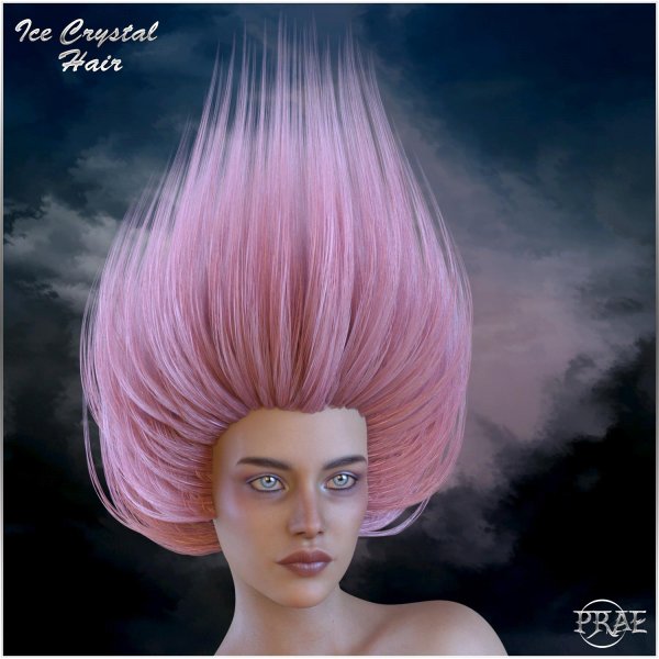   Ice Crystal Hair Iray