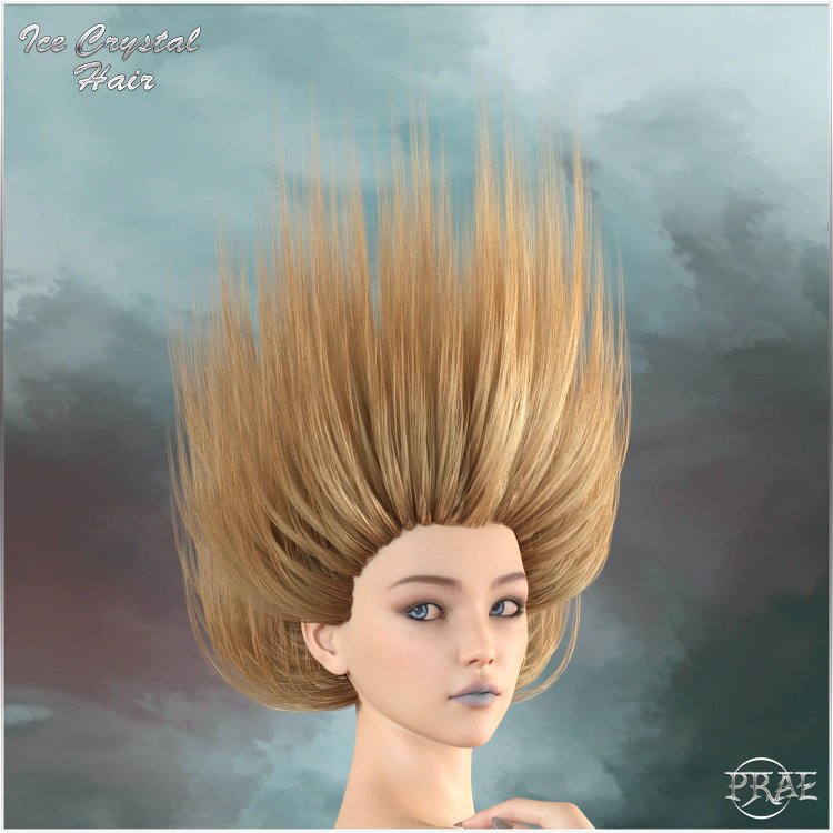   Ice Crystal Hair Iray