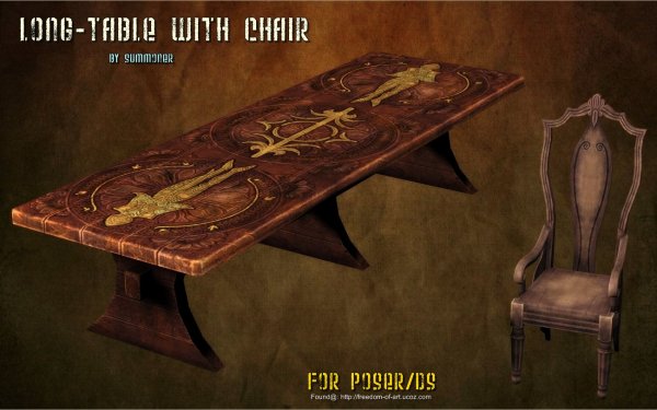   Long Table & Chair