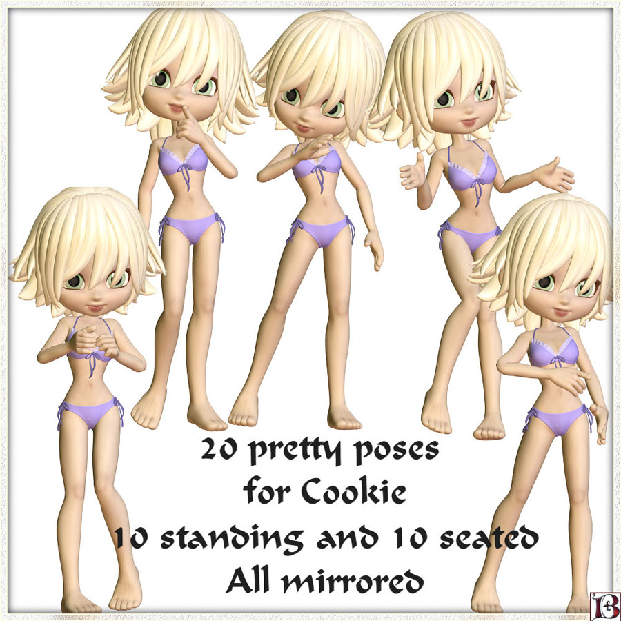   Cute Cookie Poses set 1 [exc]