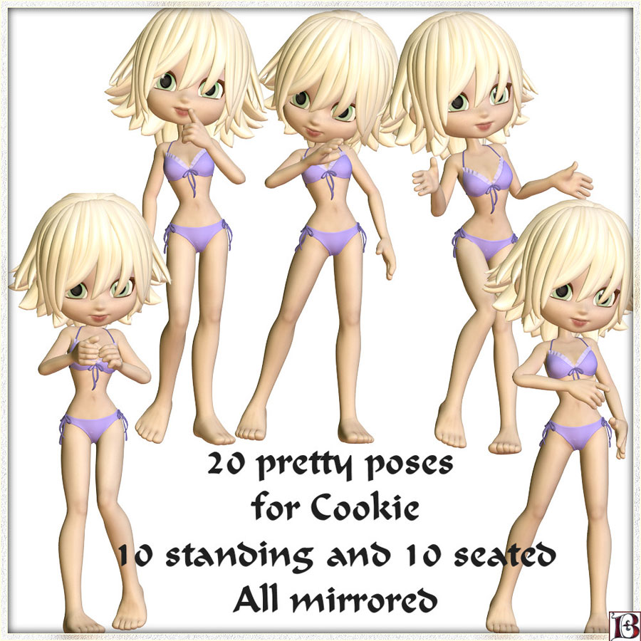 Cookie Poses 1 *Exclusives* - Click Image to Close