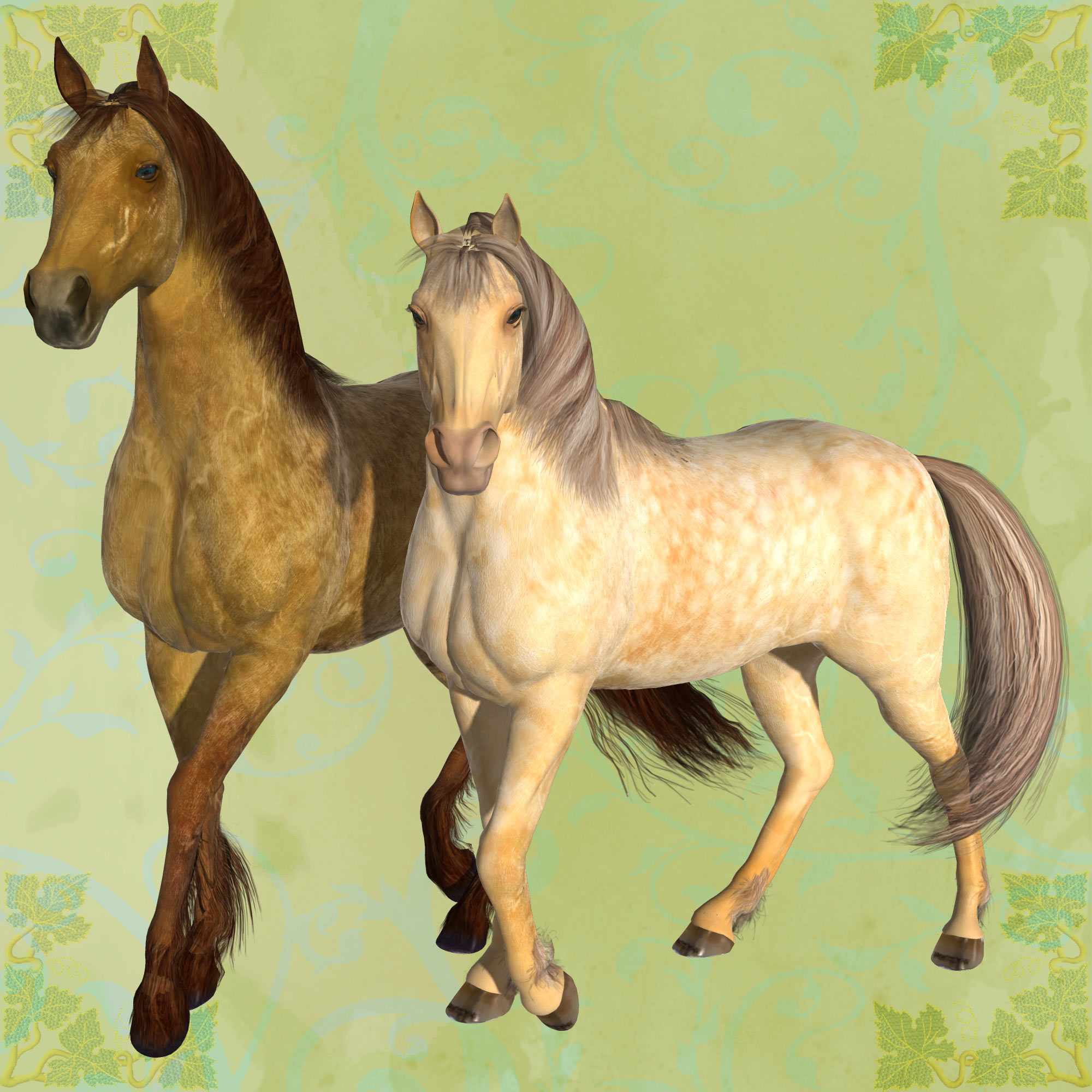   Champagne Horse Coats [exc]