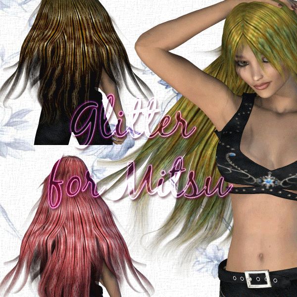   Glitter Mitsu Hair