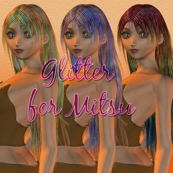   Glitter Mitsu Hair