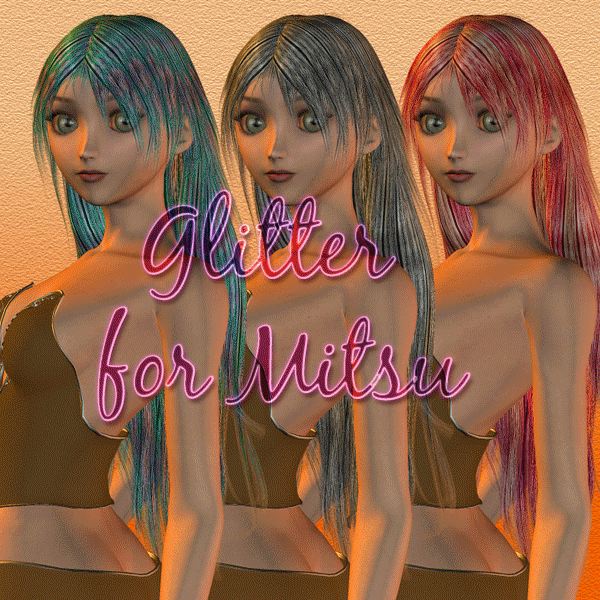   Glitter Mitsu Hair