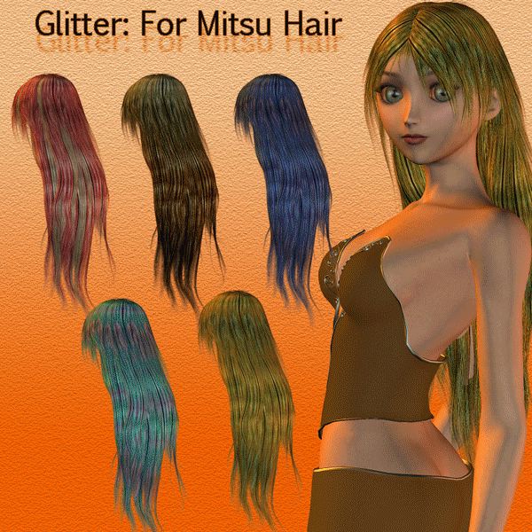   Glitter Mitsu Hair